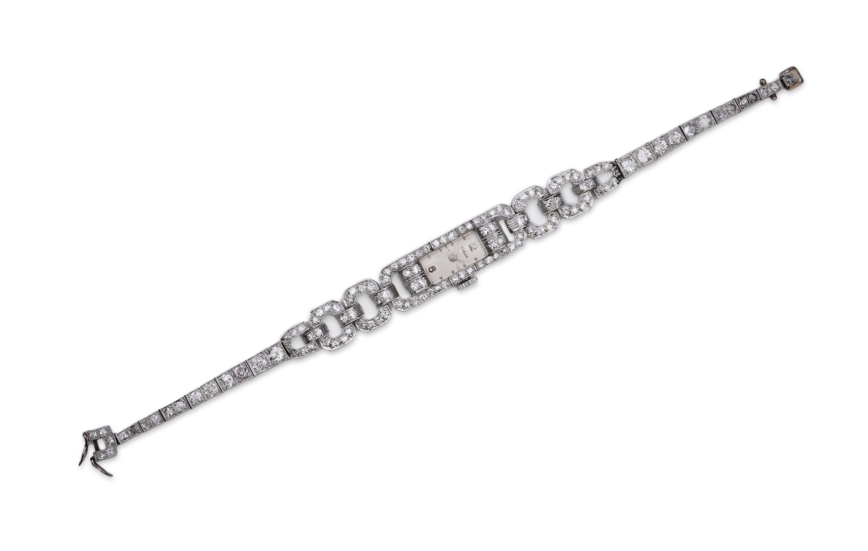 Türler, an Art Deco diamond cocktail watch, 1930s